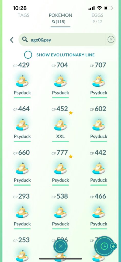 Can anyone confirm that the Psyduck can have a background from the wild?