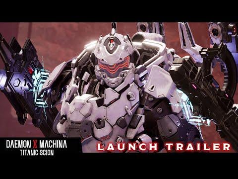 Daemon X Machina: Titanic Scion - Launch Trailer (content roadmap @ end)