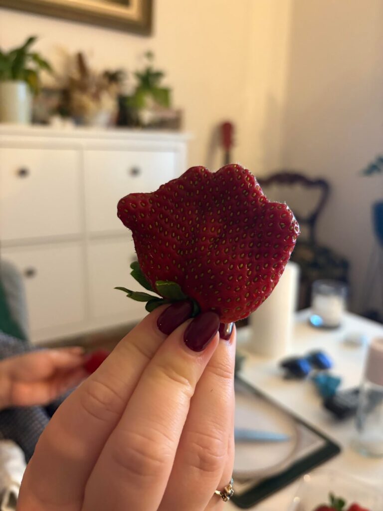 This strawberry we had looked like Ditto