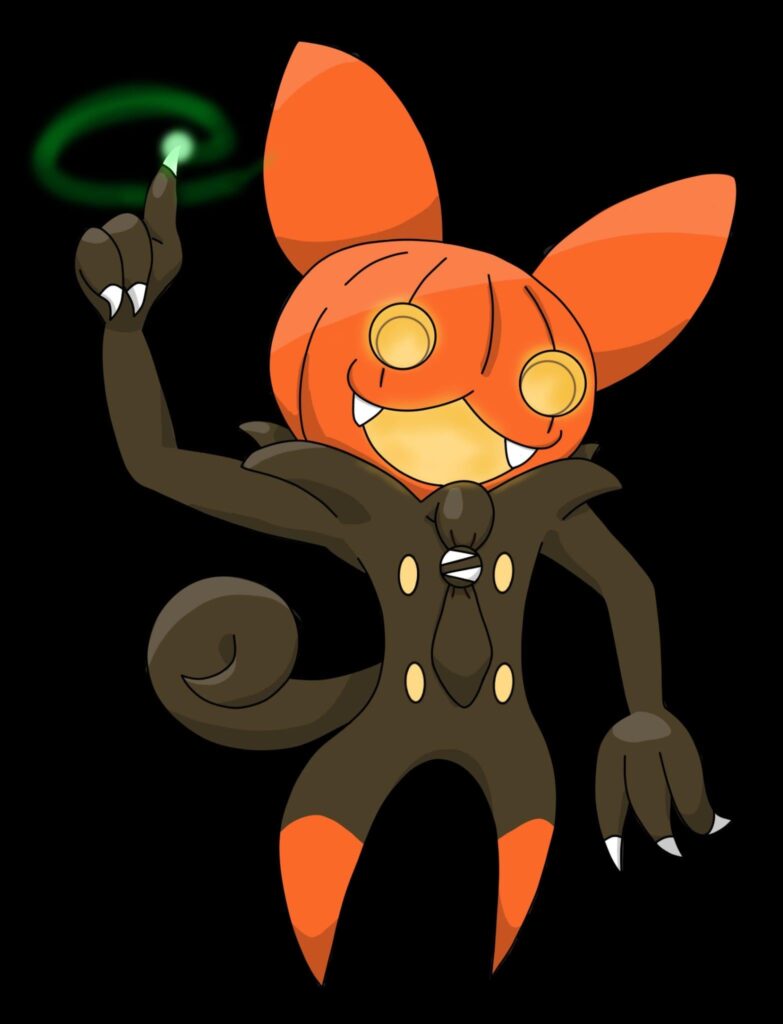 What if Pumpkaboo evolved upside down? You'd get Dreadmeowz!