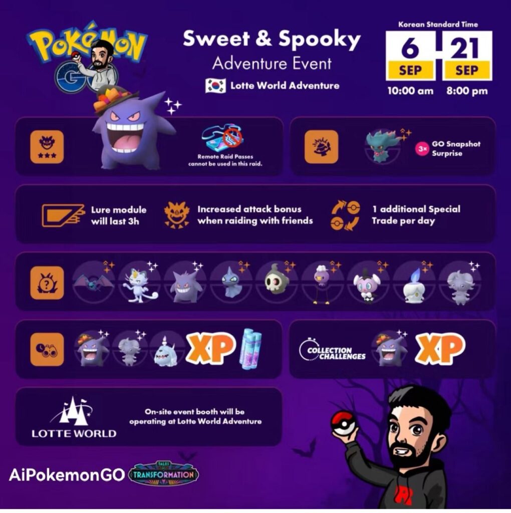 SWEET AND SPOOKY EVENT !!!