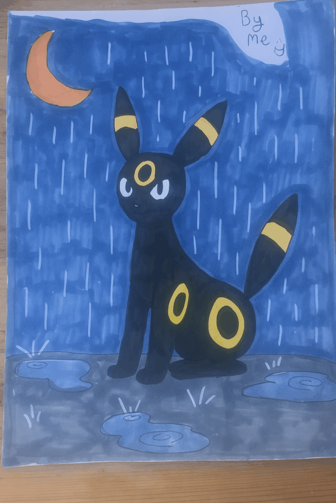 Here is some umbreon art :) what are yalls opinions on this one?