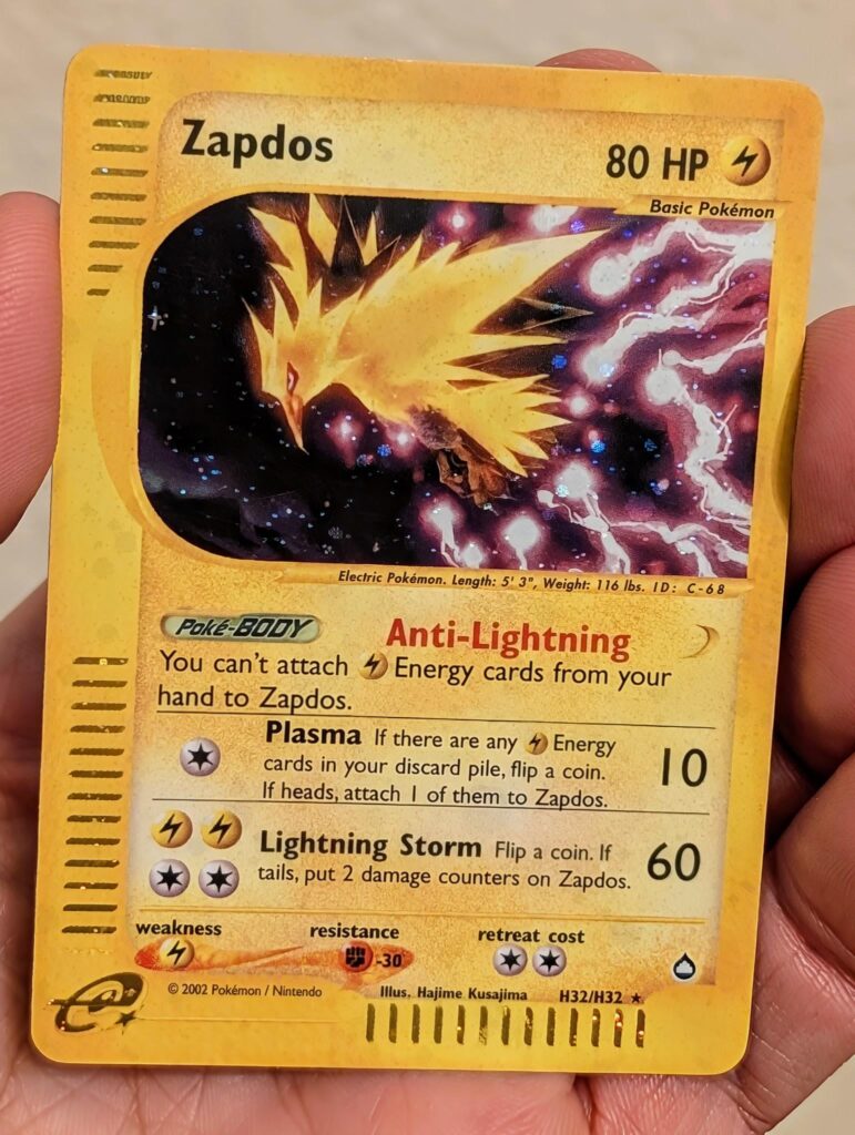 Aquapolis Zapdos Appreciation Post