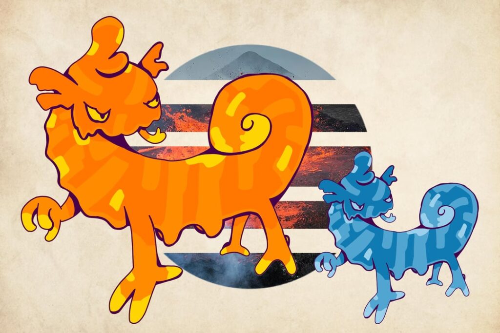 The fire type starter of Northenavia, a fan made region and game me and a friend are working on