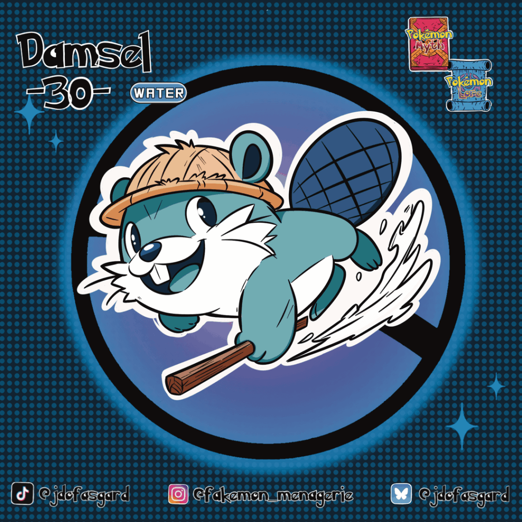 Damsel and Buildver, construction Pokémon.