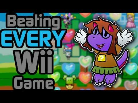 Speedrunner Working on Beating Every Wii Game Reviews Super Paper Mario - Completely Blind