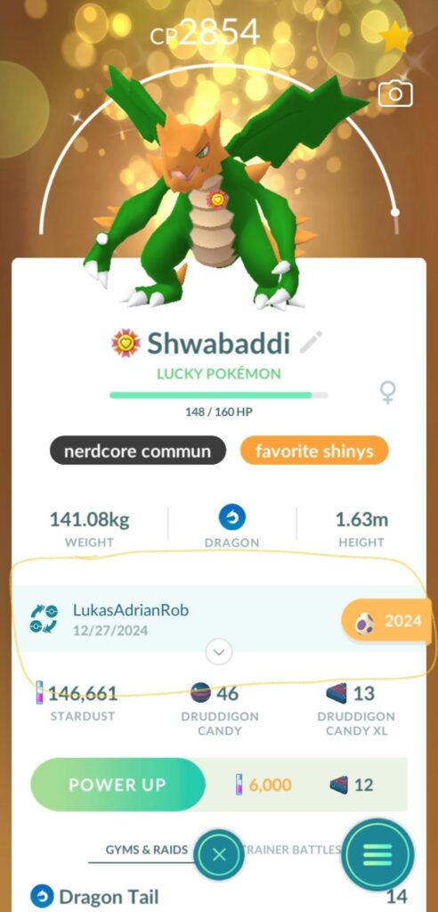 This new update moving the "caught by" Info up to the top is so stupid.
