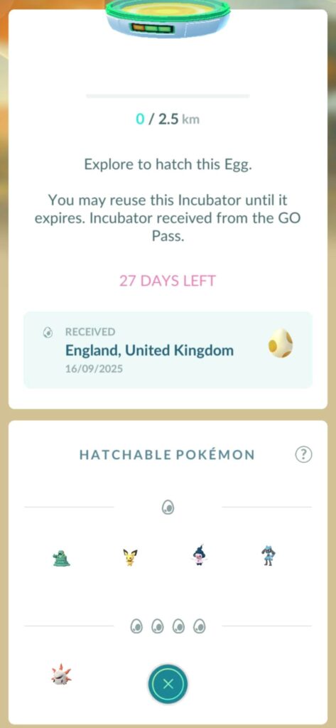 Indeedee not in 5k eggs