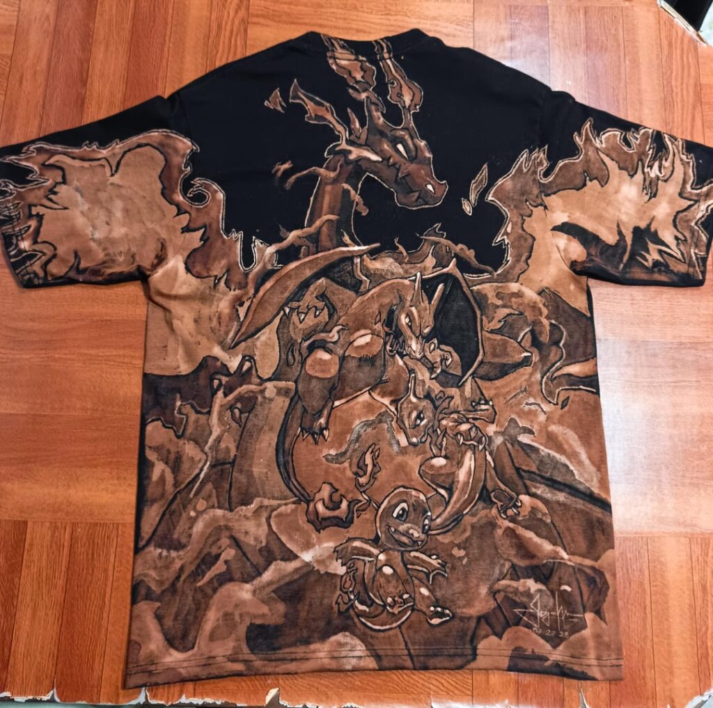 Bleach charizard and tyranitar art