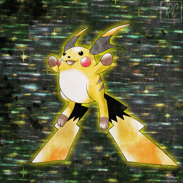 Mega Raichu X & Y Gen 1 Retro Style! [OC]
