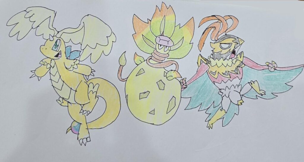 (OC) I drew every new Mega announced so far!