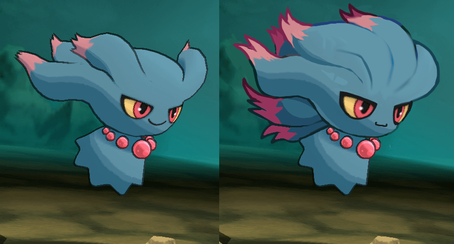 [OC] 3d misdreavus now with hair implants