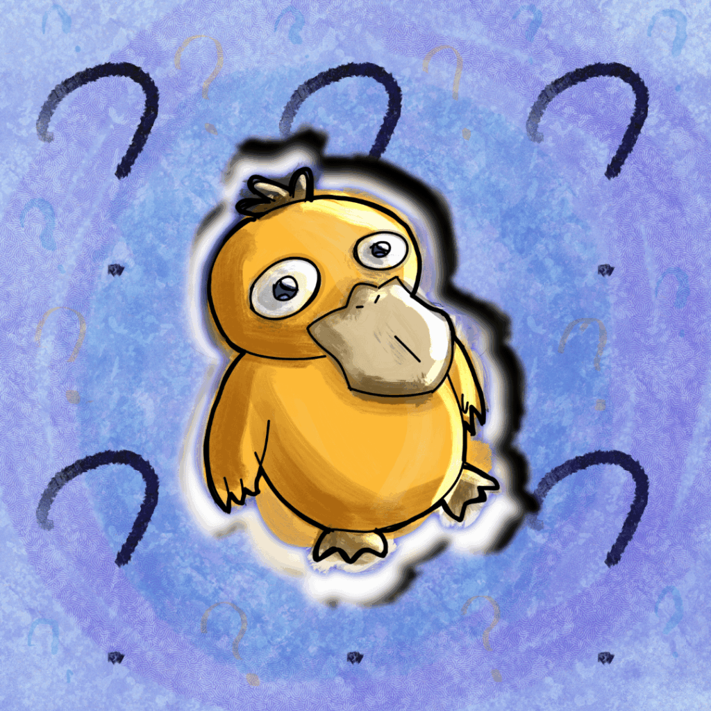 Psyduck lost in thought [OC]