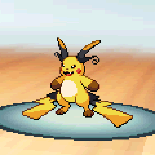 [OC] I made a Gen 5 sprite for Mega Raichu X