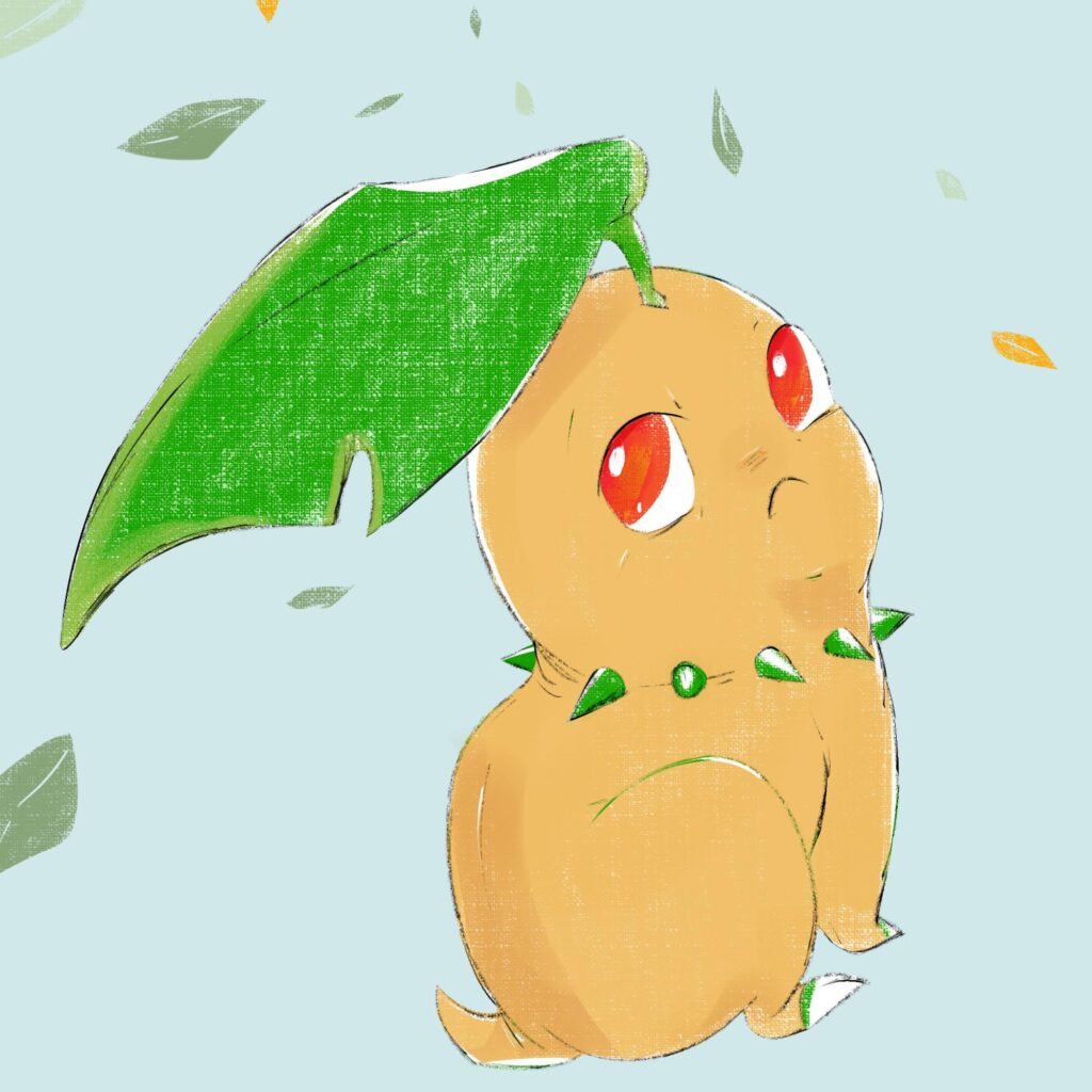 My pal: Chikorita