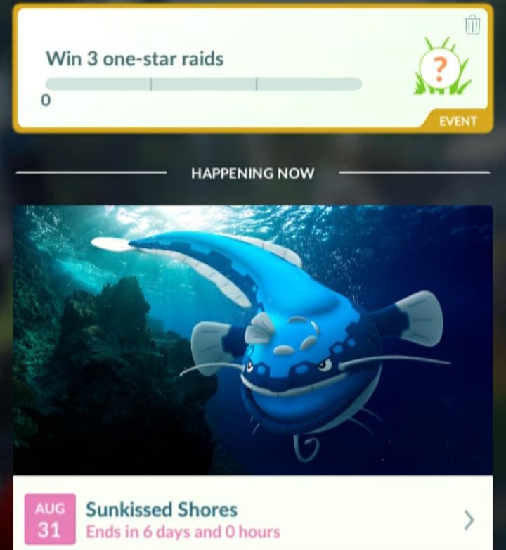 PSA one-star shadow raids do not count towards task "Win 3 one-star raids" which rewards dondozo