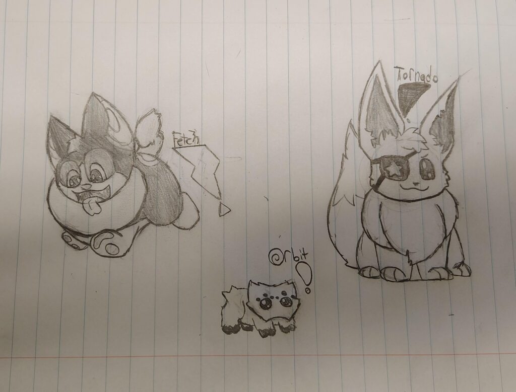 Doodled my guys :3