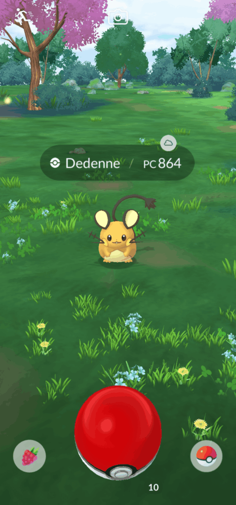 Dedenne cheeks are in the wrong color
