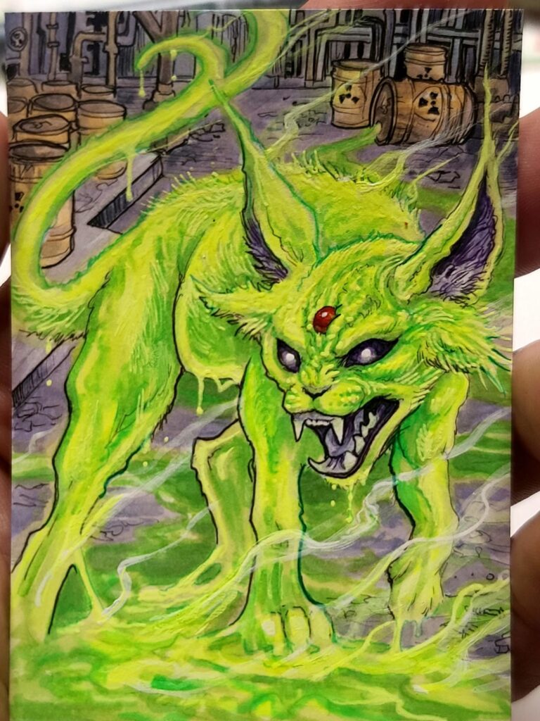 3 sketch cards I drew [OC]