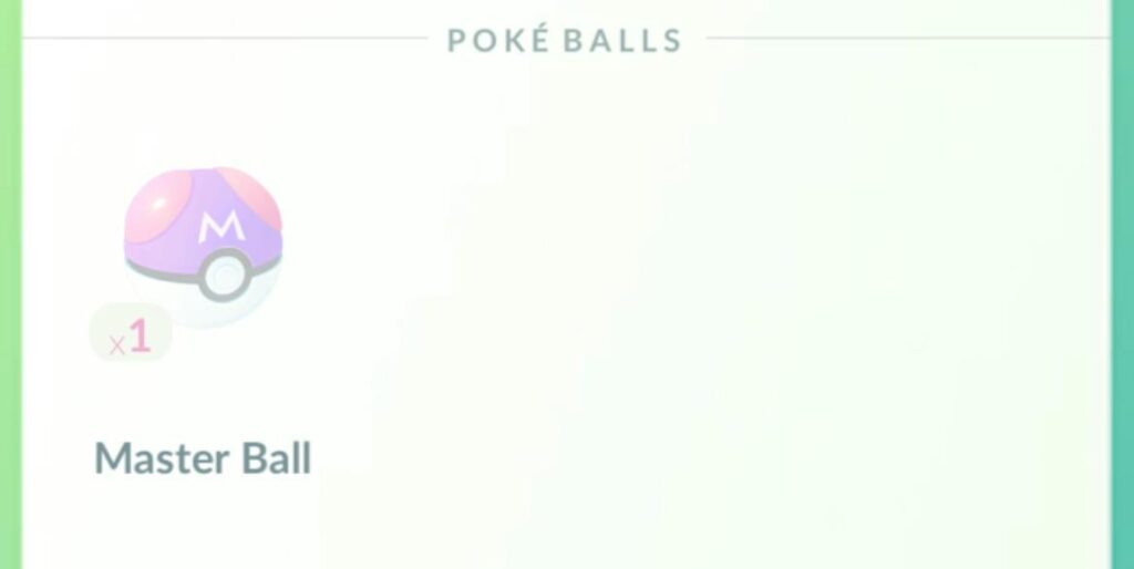 Top Comment Decides what i use my Master Ball on
