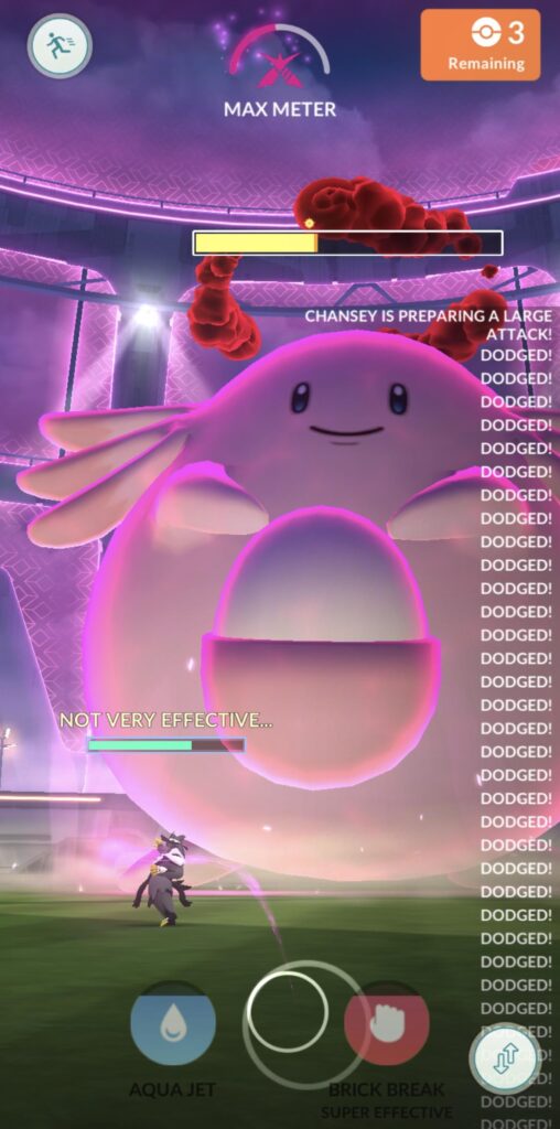 why does it always say i dodge when it doesn’t do anything