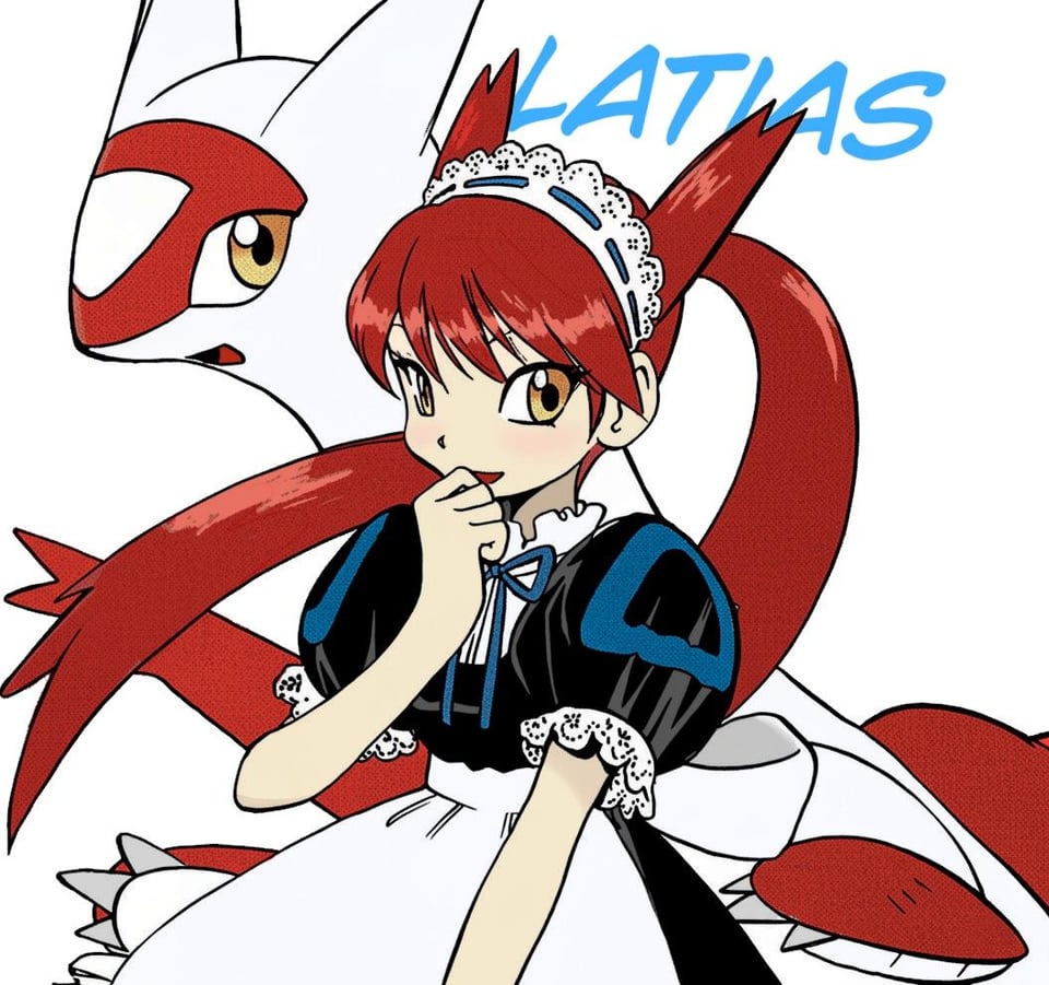 Pokespe human Latias coloring by me