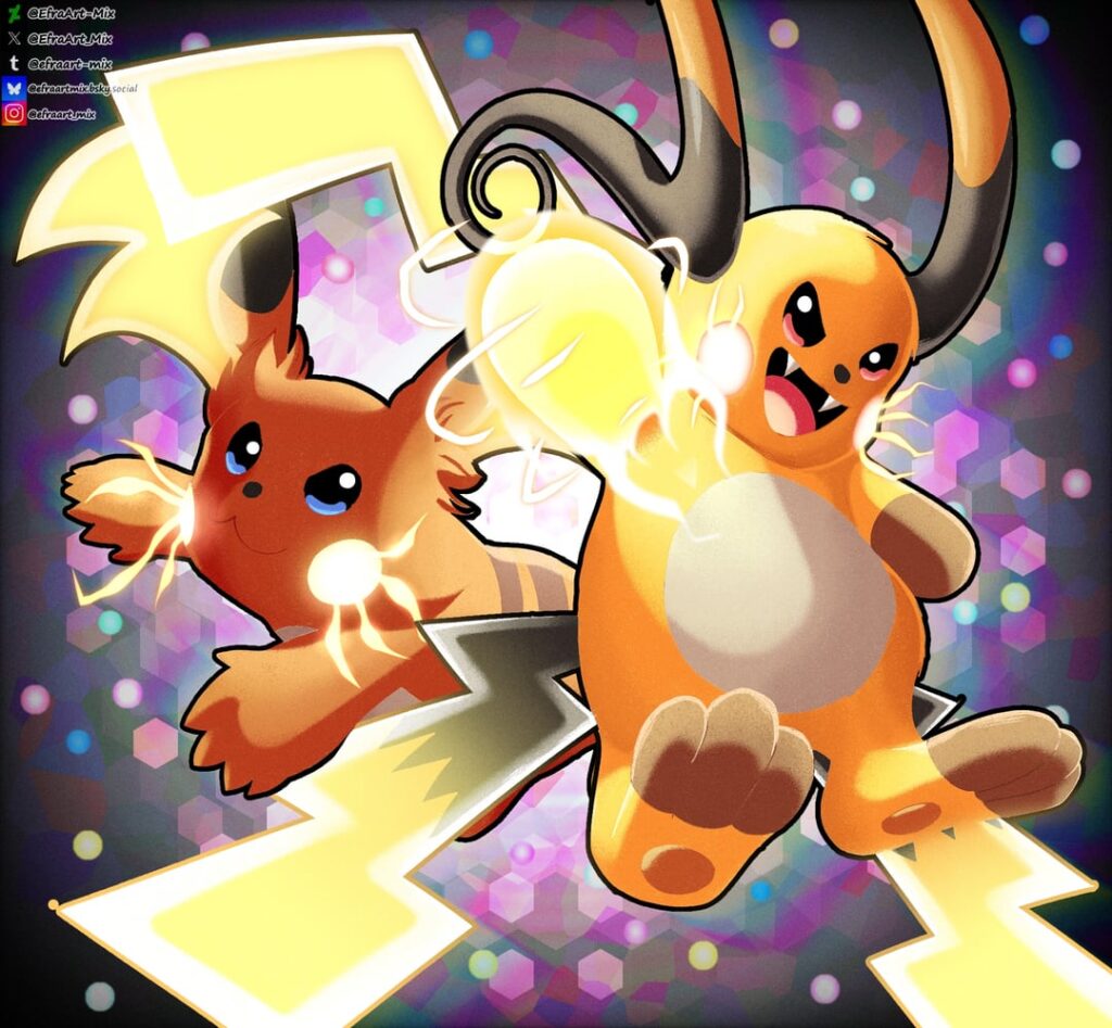 Welcome to the World Mega Raichu X & Y..... Poor Flygon :(