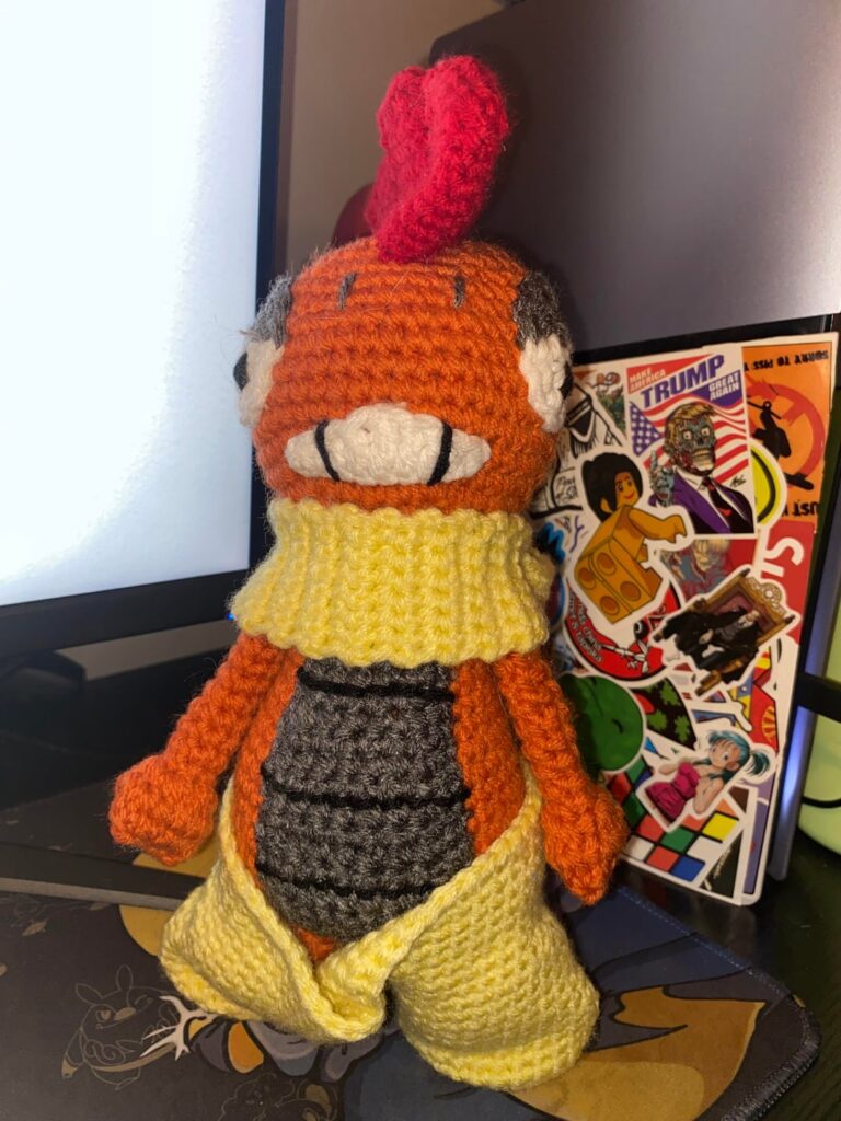 My friend made me a crochet of my favorite pokemon for my birthday.