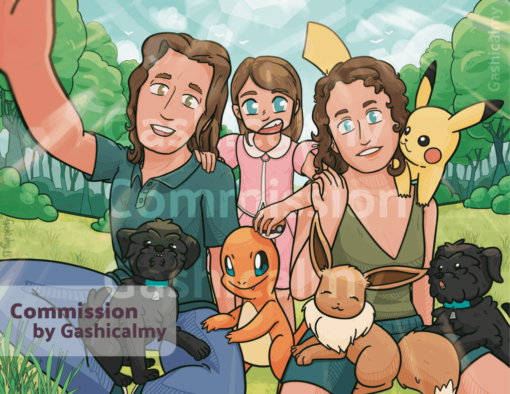 [OC] A family that plays together, stays together 💜
