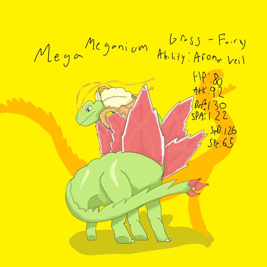 Mega Johto starters