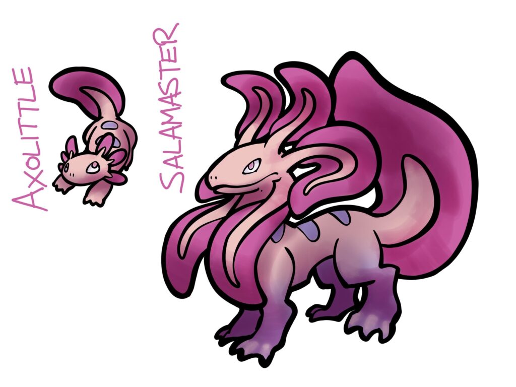 Axolittle and Salamaster