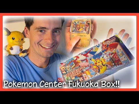 The Pokemon Center Fukuoka Box set released today! I won the pre-order lottery and got one!