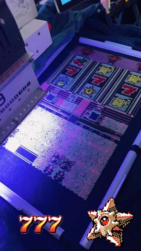 POKE MART/CASINO CROSS STITCH 777