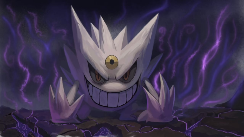I drew Mega Gengar (メガゲンガー)!