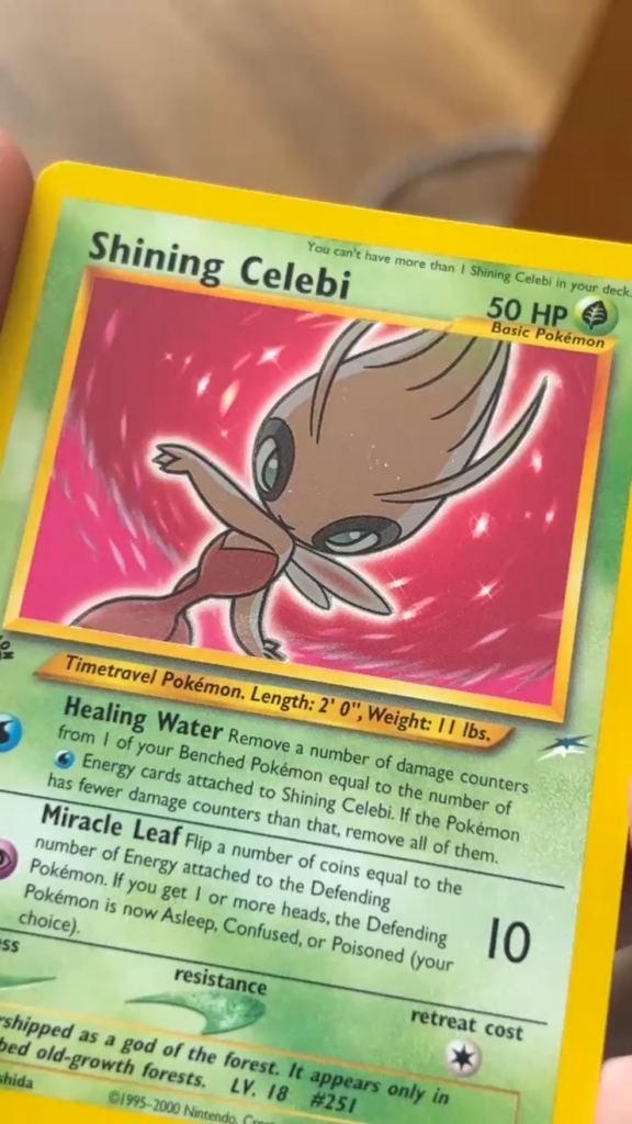 Is this imperfection on the holo normal, or wear and tear?