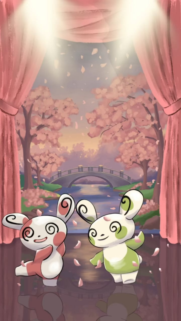 I drew Spinda (パッチール)!