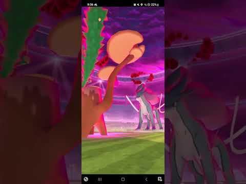 Dynamax Suicune Solo 🍄🗡️ (No Weather Boost, 20% Zacian Blade Boost, L3 Helpers)
