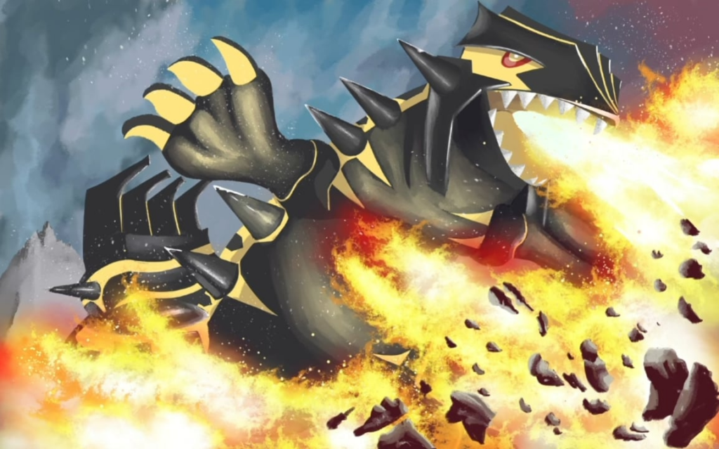 I drew Groudon (グラードン)! – My take on PokémonTCG SM Cosmic Eclipse Rare 116/236