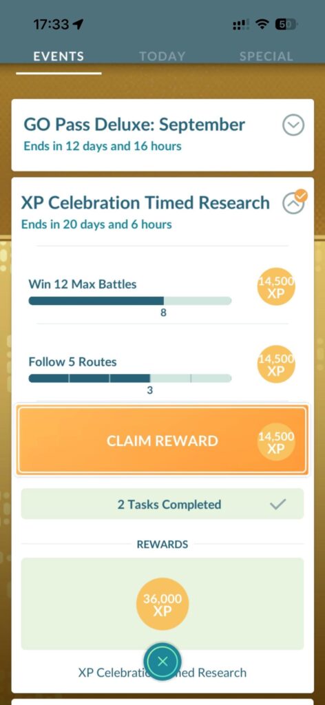 Routes not counting towards research