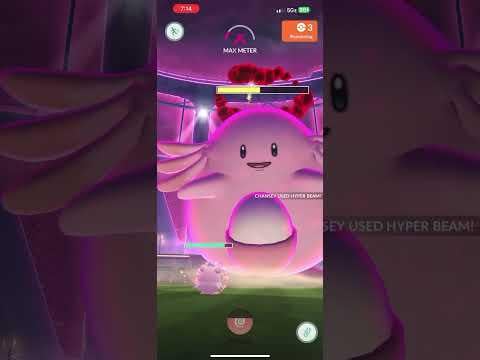 Dynamax Chansey Solo, No Fast or Charge Moves, No 🍄, Cloudy, 4 Helpers (T3), No Adventure Effect