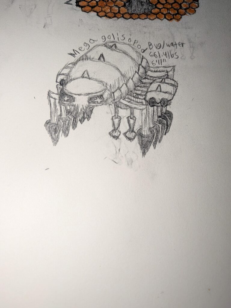 Creating a mega evolution every day until Pokemon legends z-a comes out - Day 3: Mega golisopod