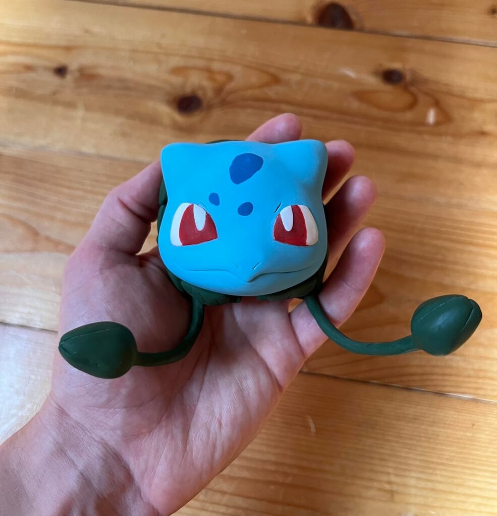 Bulbasaur FIMO Wall Hook decor sculpture