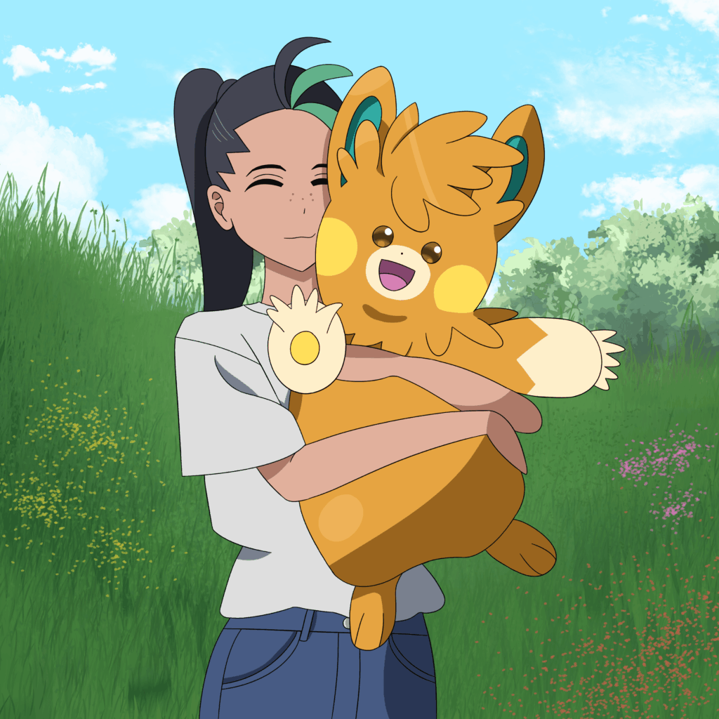 Nemona and her Pawmot (OC)
