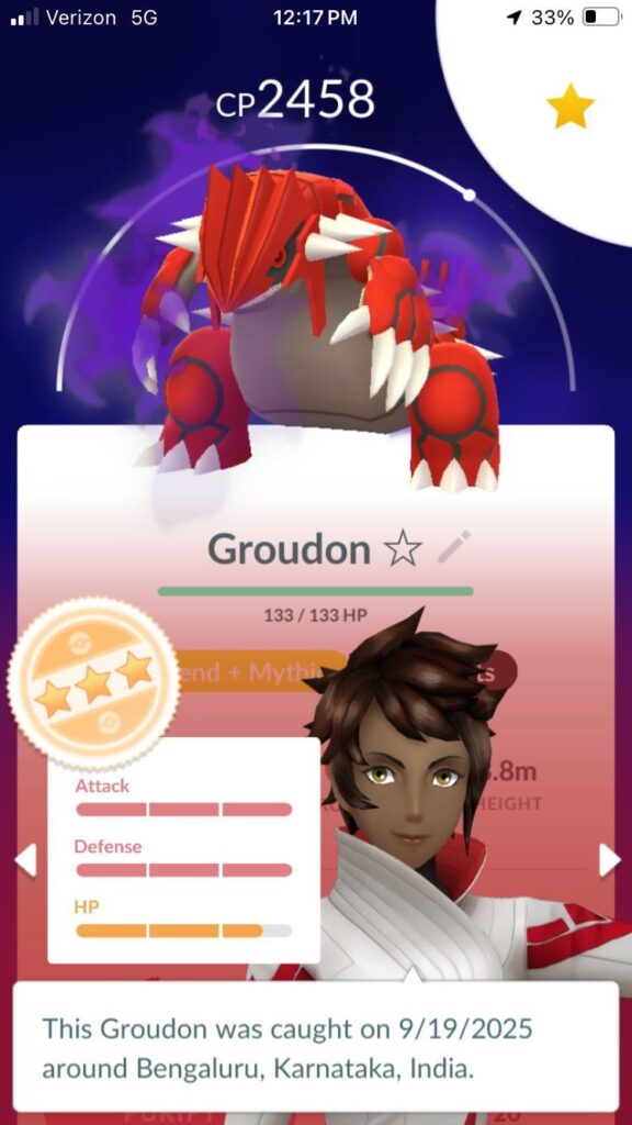 I’m really really tempted to purify this Groudon!