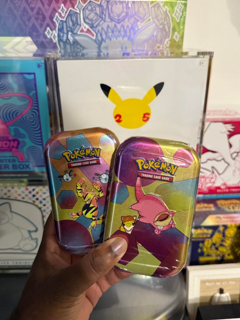 Got two tins from game first pack pulled the chase 🥹