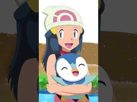 Dawn and Piplup Speed Draw☺️ (Drawn in Old Pokémon Style)