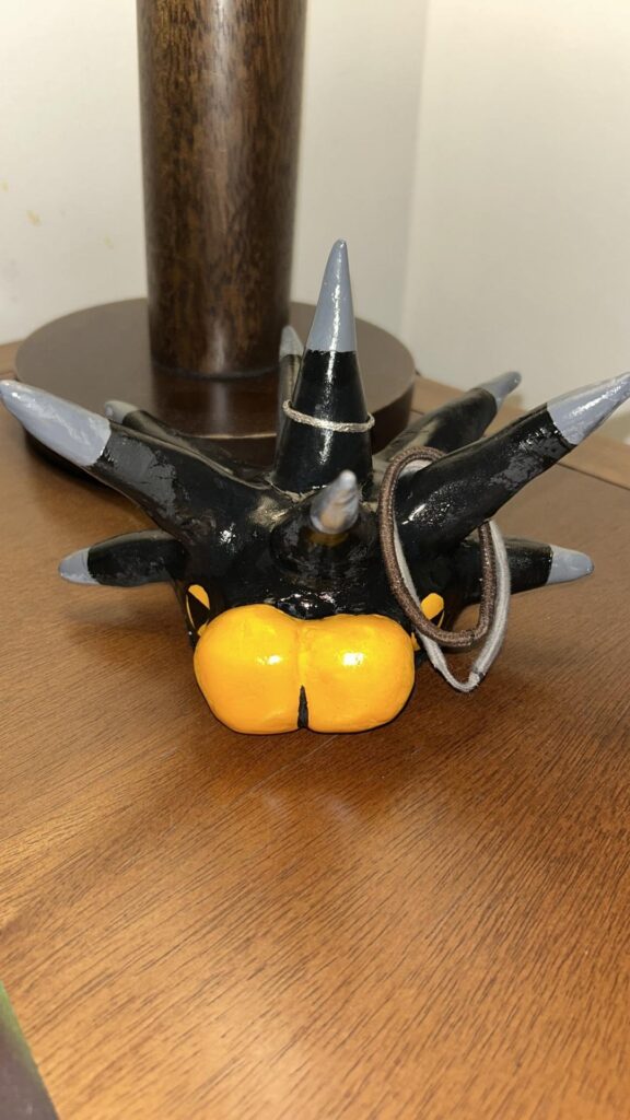 I made Pincurchin into a ring/hairtie holder!