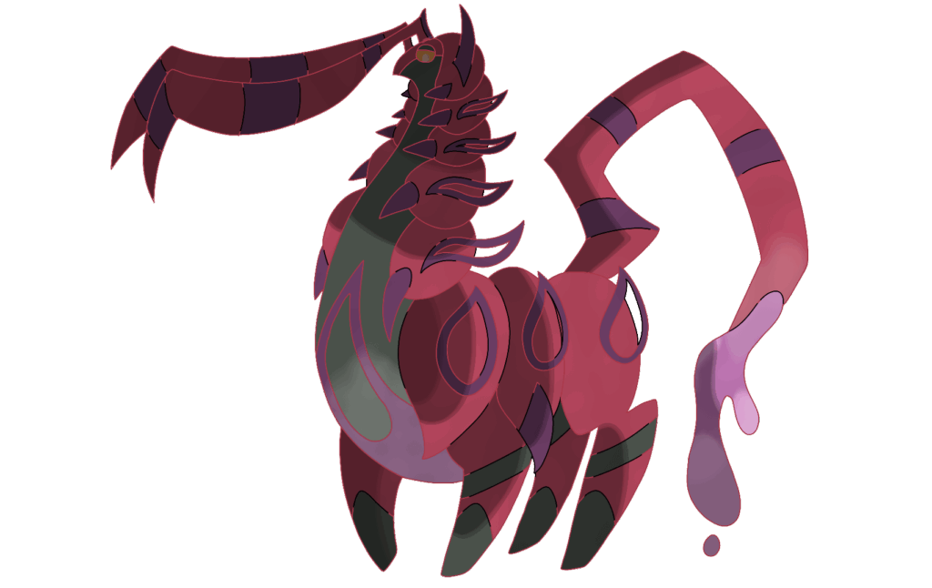 My take on a Gigantamax Scolipede