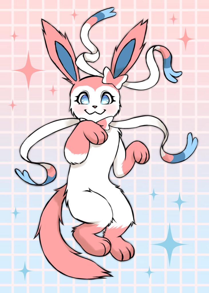 Sylveon!! (Fanart by me)