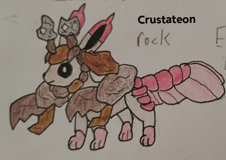 The rock type Eevee evolution Crustateon
